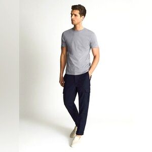 Reiss Bless Crew Neck T shirt - Grey - M